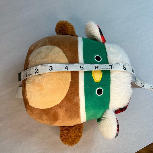 Squishmallow Avery Mallard Duck Winter Trapper Hat Christmas Plush - Picture 9 of 11